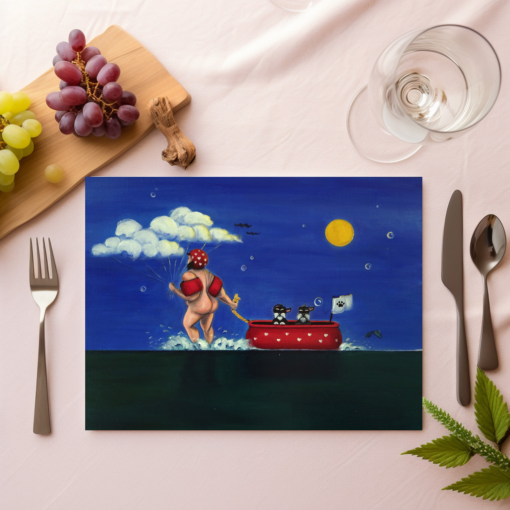 raxxa Premium-Tischset: Ein kleiner Sommertraum a. d. Reihe WeibsBild