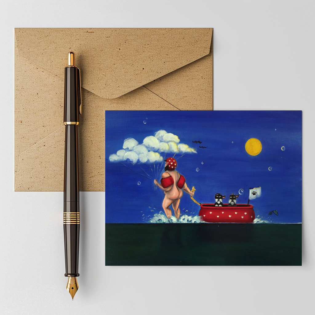 raxxa Postkarte: Ein kleiner Sommertraum a. d. Reihe WeibsBild – Menge: 1